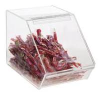 Acrylic Candy Bin, 8"W