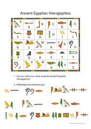 Maybe you would like to learn more about one of these? Reading Egyptian Hieroglyphics English Esl Worksheets For Distance Learning And Physical Classrooms