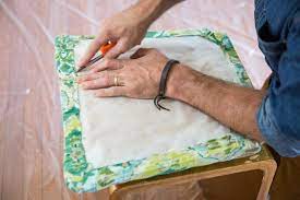 Many people have dining room chairs that have seats that slip out or drop in (unscrew from the chair frame). How To Re Cover A Dining Room Chair Reupholstering Seat Cushions Hgtv