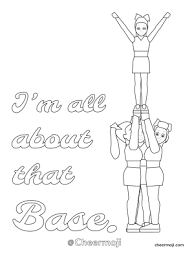 Reproduction of coloring pages or other material on this web site, in whole or in part, is prohibited without the prior written consent of elfinet sarl, and the. Cheerleading Coloring Pages By Cheermoji