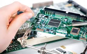 Wave soldering machine in PCB assembly line