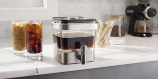 The new cold brew coffee maker from kitchenaid brews, filters, and dispenses cold brew coffee all in one, and fits easily in your refrigerator. Artisan Cold Brew Coffee Maker 5kcm4212sx Kitchenaid