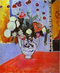 Reproduction Painting By Henri Matisse Vase With Two Handles A Bunch Of Flowers 1907