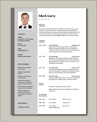 Create job winning resumes using our professional resume examples detailed resume writing guide.executive & management resume examples. General Manager Cv Sample Responsible For Daily Operations And Business Performance Resume