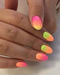 Magenta nails red ombre nails hot pink nails neon nails glue on nails gold nails blue nails swag nails fancy nails. 43 Neon Nail Designs That Are Perfect For Summer Page 2 Of 4 Stayglam