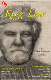 King Lear, California Stage Company at California Stage Arts Complex,  Sacramento CA, Performance