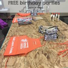 Home Depot Birthday For Free Awesome Birthday Party At Home Free Birthday Stuff Construction Birthday Parties