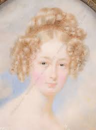 Emmanuel Thomas Peter (1799-1871) "Portrait of young aristocratic lady",  ca.1825