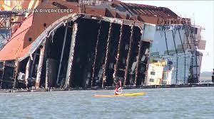 We are sorting a lot of boards and devices every day in la, the shredding process is for boards and it should be done only after we remove the batteries or the toxic parts. Part Of Golden Ray Heads To Louisiana As Crews Start Cutting Stern Of Ship