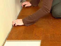 All hot water pipes and electric heating elements must be embedded in the concrete, according to the codes of the proper construction. Natural Cork Flooring Diy