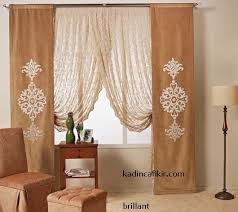 Brillant Home Art Of Curtain Koleksiyonu Yeni Sezon Sicak Kahve Panel Perde Sutlu Kahve Tul Perde Seti Modeli Kadinca Fikir Perde Ic Tasarim Ic Dekorasyon