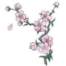 Cherry Blossom Tattoos Dolphins Tattoo And Cherry Blossoms Flower Drawing Small Flower Drawings Blossom Tattoo
