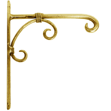 Our antique brass lantern hook is elegantly designed to hang your vermont oil lamp anywhere. Oriental Lantern Hook Jamen Gold