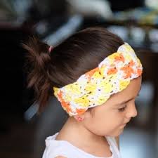 Childrens Crochet Ear Warmer, Luna Ear Warmer for Kids, Crochet Headband,  Orange, White, Blue, Scrunched, Twisted, Christmas, Birthday
