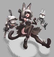 With aya uchida, suzie yeung, yuka ozaki, dani chambers. Kemono Friends Nier Automata Anime Automata