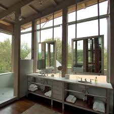 Placing Mirrors In Front Of Windows Mecc Interiors Inc House Design Modern Bathroom Home