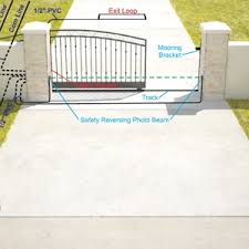This diy driveway gate plan will show you how to build an automatic gate so you can remain in the safety of your vehicle while opening and closing the gate. Diy Driveway Gate Help Center Electric Driveway Gate Installation Information Gate Construction Diagrams Gate Automation Faq