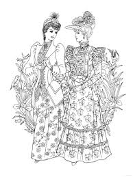 Creative Haven Art Nouveau Fashions Coloring Book Fashion Coloring Book Coloring Books Coloring Pages