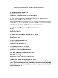 Check spelling or type a new query. Cara Menghitung Data Hasil Uji Coba Penguasaan Kosakata