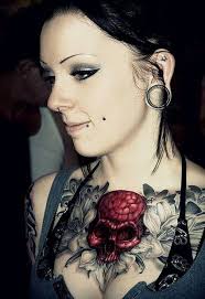 50 Cool Skull Tattoos Designs Pretty Designs Chest Tattoos For Women Beautiful Tattoos Skull Tattoo Design
