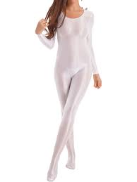 Women's Long Sleeve Pantyhose Jumpsuit Silky One-piece Swimsuit Tights  Bodysuit | eBay