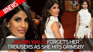 Jasmin Walia forgets her trousers as she hits Grimsby red carpet