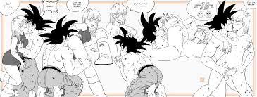 Commission: Bulma & Goku #2 by OcaWorld 