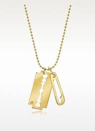 Mcq Alexander Mcqueen Razor Pendant Necklace Alexander Mcqueen Mcq Alexander Mcqueen Necklace