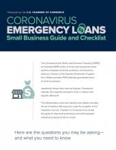 You must subtract any grant (advance) received from the sba under the economic injury disaster loan (eidl) program for forgiveness purposes. Guide To Small Business Covid 19 Emergency Loans U S Chamber Of Commerce