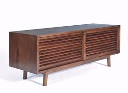 Edward wormley for dunbar cabinet / credenza in mahogany and walnut. Lewis Solid Walnut Mid Century Modern Tv Cabinet Gingko Gingko Home Furnishings