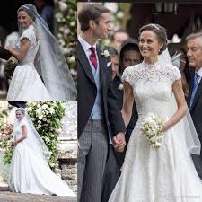 Check spelling or type a new query. Grosshandel Pippa Middleton In Spitze Brautkleider High Hals A Line Backless Perlen Hochzeitskleid Mit Kappenarmel Chapel Brautkleider Von Weddingteam 134 88 Auf De Dhgate Com Dhgate