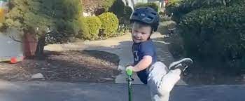First responders were sent to the area of 3110. Viral Video Of Little Boy Scootering With His Leg Up Popsugar Family
