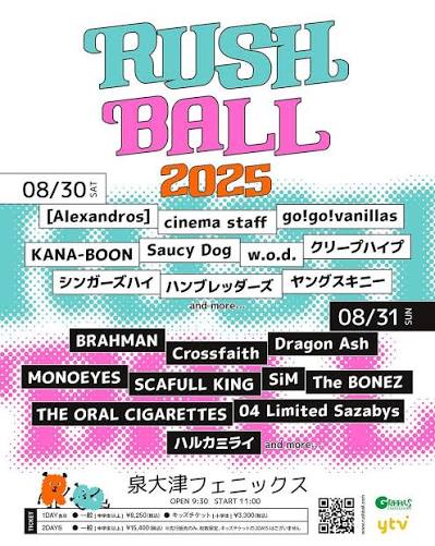 RUSH BALL 2025 Revenge Again －再挑戦－（読売テレビ）