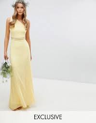 Tfnc Tfnc Embellished Maxi Bridesmaid Dress Maxi Bridesmaid Dresses Maxi Dress Wedding Yellow Bridesmaid Dresses