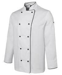 L S Unisex Chefs Jacket 5cj Impact Print Stitch