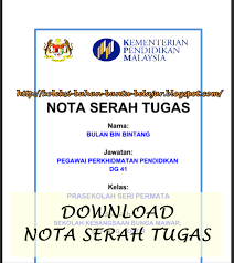 Kebiasaannya, selepas sahaja lulus pertukaran, perkara pertama yang perlu difikirkan oleh guru adalah menyediakan nota serah tugas. Contoh Nota Serah Tugas Pegawai Kerajaan Contoh Surat