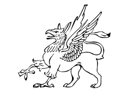 And an eagle's talons as its front feet. Coloring Page Griffin Free Printable Coloring Pages Img 27797