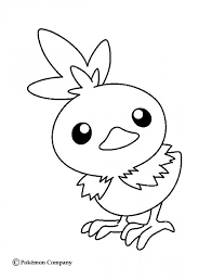 Little Torchic Coloring Pages Hellokids Com Coloring Home