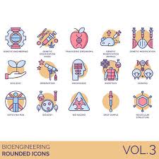 So for example, you can make a transgenic by having a piece of dna that you clone in a laboratory and inject it into a fertilized egg of a mouse embryo, for example, then that becomes integrated into the chromosome. Bioengineering Icons Including Genetic Engineering Modification Food Transgenic Organism Animal Ecology Observation Knowledge Nanotech Cloning Vitruvian Man Biology Biohazard Drop Sample Molecular Structure Ù…ÙˆÙ‚Ø¹ ØªØµÙ…ÙŠÙ…ÙŠ
