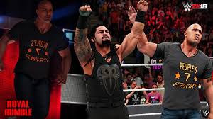 Roman talks royal rumble match vs kevin ownes. Wwe 2k18 Recreation The Rock Returns Roman Reigns Wins Royal Rumble 2015 Youtube