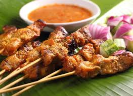 Chicken Satay With Peanut Sauce Resep Resep Masakan Asia Resep Makanan Makan Malam