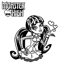Monster High Para Colorear