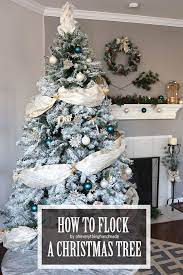How To Flock A Christmas Tree Fake Christmas Trees Flocked Christmas Trees Christmas