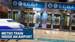 Dubaï is served by an international airport totaling more than 70.5 million passengers per year and operated by the company. Metro Train In Dubai Airport Terminal 3 Biggest Terminal In The World Youtube