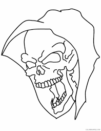 I'm the grim reaper provides examples of: Skull Coloring Pages Grim Reaper Coloring4free Coloring4free Com