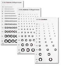 oculus visual acuity c test for distance with landolt rings