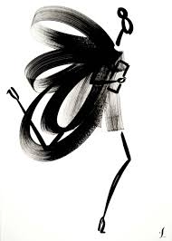 Anu Samaruutel Fashion Sketch 59 4 X 84 Cm Acrylic On Paper 2014 Www Anuworld Co Uk Fashion Illustration Urban Art Illustration