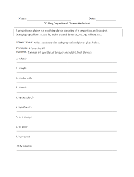 Mary beth burns show bio mary beth has taught 1st, 4th and 5th grade and has a specialist degree in educational leadership. Parts Of A Sentence Worksheets Prepositional Phrase Worksheets