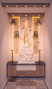 Stunning Interior Design Ideas From A Two Bedroom Home In Hyderabad In 2021 Pooja Room Door Design Pooja Room Design Room Door Design
