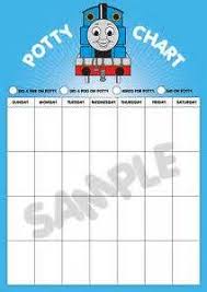 Thomas The Train Potty Chart Can Use Characters To Spice It Up Also Add Pics On The Potty Training Chart Potty Training Reward Chart Potty Training Rewards